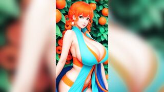 Try to not cum with Nami compilation