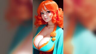 Try to not cum with Nami compilation