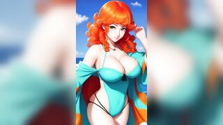 Try to not cum with Nami compilation