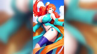 Try to not cum with Nami compilation