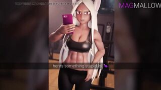 FUTANARI Ochako intense sex in the gym (I have a place for your HUGE COCK - HUGE TITS will make you CUM) by MagMallow