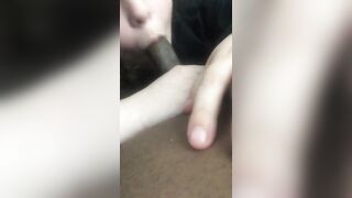 Pretty White Girl Sucks My Cock