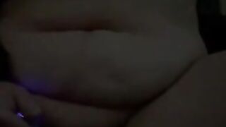 Amateur BBW Orgasm Using Vibrator On Clit Home Alone