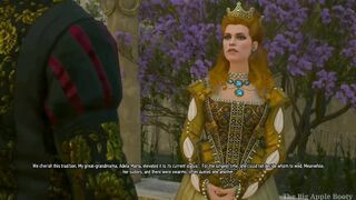 Queen Anna Henrietta Ride on Geralt,s dick for saving her stepsister Syanna Witcher 3