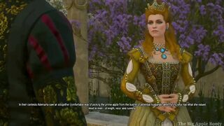 Queen Anna Henrietta Ride on Geralt,s dick for saving her stepsister Syanna Witcher 3