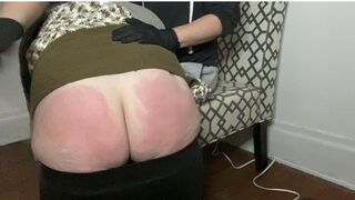 Naughty girls gets otk spanking