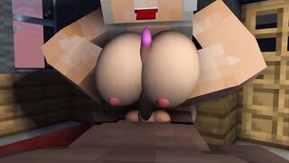 My Minecraft Girlfriend plays with my Dick while Im resting