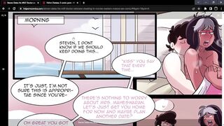 Steven Dates His Indian MILF Doctor Comic Porn