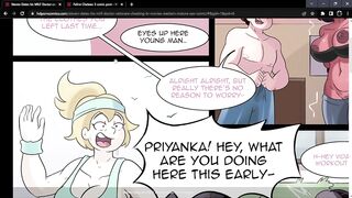 Steven Dates His Indian MILF Doctor Comic Porn