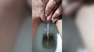 Piss after cumshot