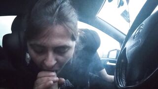 Smoking blowing public 1