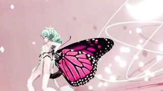 Miku x insect - Soft Green Hair Color Edit smixix