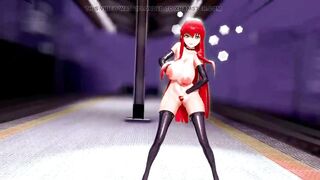 Code Geass C.C. Hentai Undress Dance Lupin Big Boobs MMD 3D Red Hair Color Edit Smixix