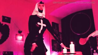 Mistress Eva Latex nun fetish goddess dominatrix milf bdsm femdom solo hot