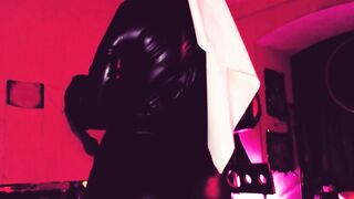 Mistress Eva Latex nun fetish goddess dominatrix milf bdsm femdom solo hot