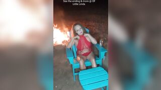 Hottest MILF Ever - Fireside Dirty Talk - See the ???? Ending @ OF Little Linda