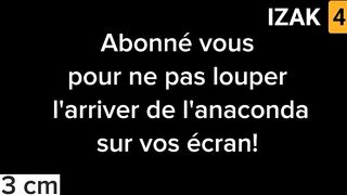 Attention a l'anaconda de 23cm