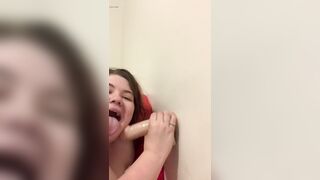 Pretty white bbw doing solo and using toys to play with herself