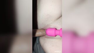 British wife fucks my cock while playing with herself