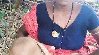 Indian desi village aunty ne outside sex