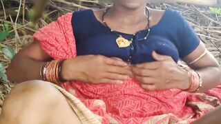 Indian desi village aunty ne outside sex