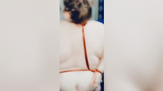 SSBBW Tied Up and Bent Over for a Messy Creampie!