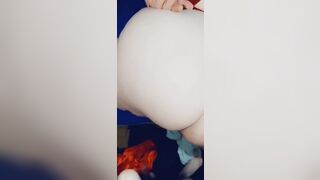 SSBBW Tied Up and Bent Over for a Messy Creampie!