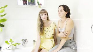 Ersties - Hot Lesbian Fingering in the Tub