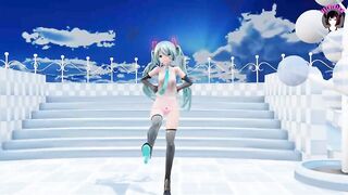 Cute Miku - Sexy Dance + Gradual Undressing (3D HENTAI)