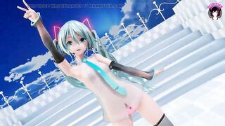 Cute Miku - Sexy Dance + Gradual Undressing (3D HENTAI)