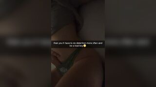 Teacher wants to cheat with Guy in Classroom Snapchat