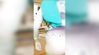 Beautiful Maid Orgasm in Hijab - Hot Sweetfinger Dripping Pussy and Sexy Big Boobs