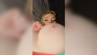 Massive Tit Crushes Girl