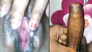 Desi wife videos calling pussy fingered show And husband handjob