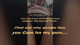 Babe answers questions topless from nudist resort & sexy poledancing in loud club - Lelu Love