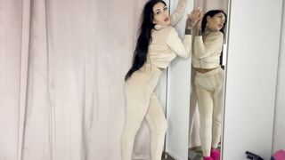 Sensual dance of a horny bitch