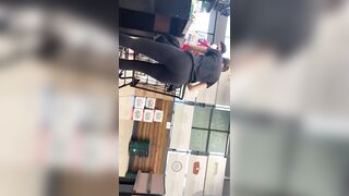 Candid Hot MILF Bends over at Checkout