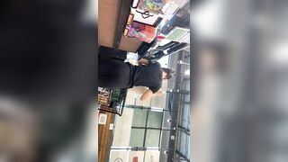 Candid Hot MILF Bends over at Checkout