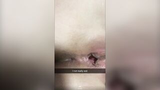 Girlfriend Kelsey Sends Videos of herself Riding a Pink Vibrator on Snapchat