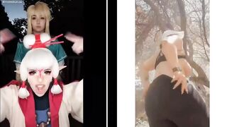 Tiktok Challenge Cosplay Mom Big Boobs and Ass