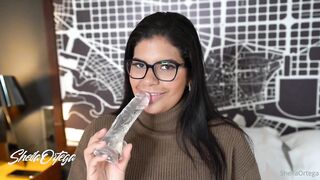 New solo Masturbation homemade with big dildo????