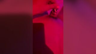 POV - I record my Greek husband fucking me while I masturbate in a cheap sex hotel