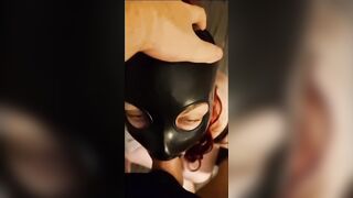 Throat fucking and cumshot