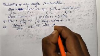 Trigonometrical Ratios of any angle Math Slove By Bikash Educare Episode 18