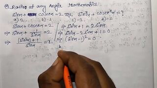 Trigonometrical Ratios of any angle Math Slove By Bikash Educare Episode 18