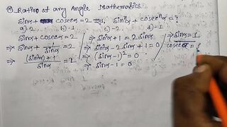 Trigonometrical Ratios of any angle Math Slove By Bikash Educare Episode 18