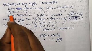 Trigonometrical Ratios of any angle Math Slove By Bikash Educare Episode 18