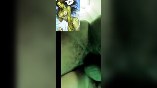 Villain Black Dick makes SHE-HULK GREEN CREAM N ORGASM