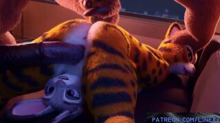 Zootopia Orgy with judy hopps gets public fucked