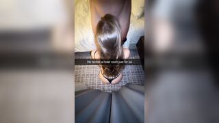 I had a fight with Bf so I fuck my best friend in hotel on Snapchat